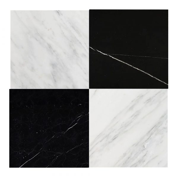 Asian Statuary-Nero Marquina Pattern Honed Or Polished