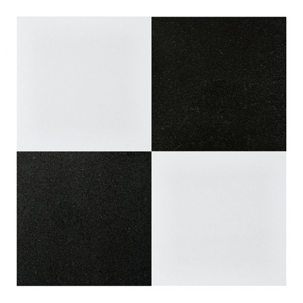 Thassos-Absolute Black Pattern Honed Or Polished