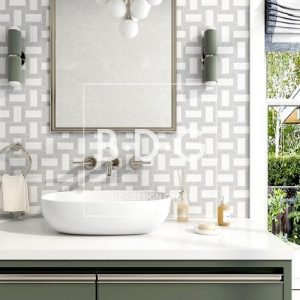 Mingle Mosaic. BDG Luxury Showroom Mosaic and Natural Stone. Free Mosaic Mingle Sample. Book an appointment