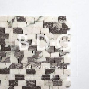 Calacatta Viola Honed Broken Joint Marble Mosaic
