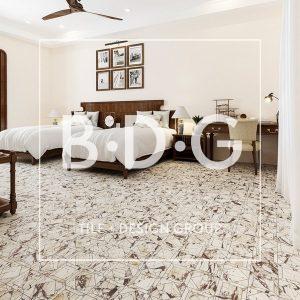 Calacatta Viola Honed Palazzo Marble Mosaic