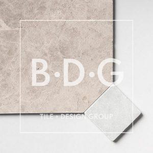Silver Shadow Glacier Tumbled Marble Tile 16×16