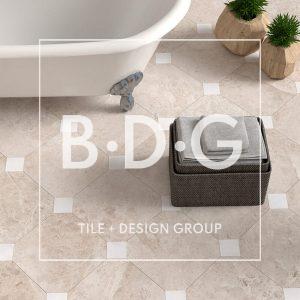 Silver Shadow Glacier Tumbled Marble Tile 16×16