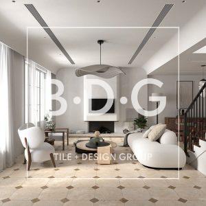Ivory, Walnut Tumbled Travertine Tile