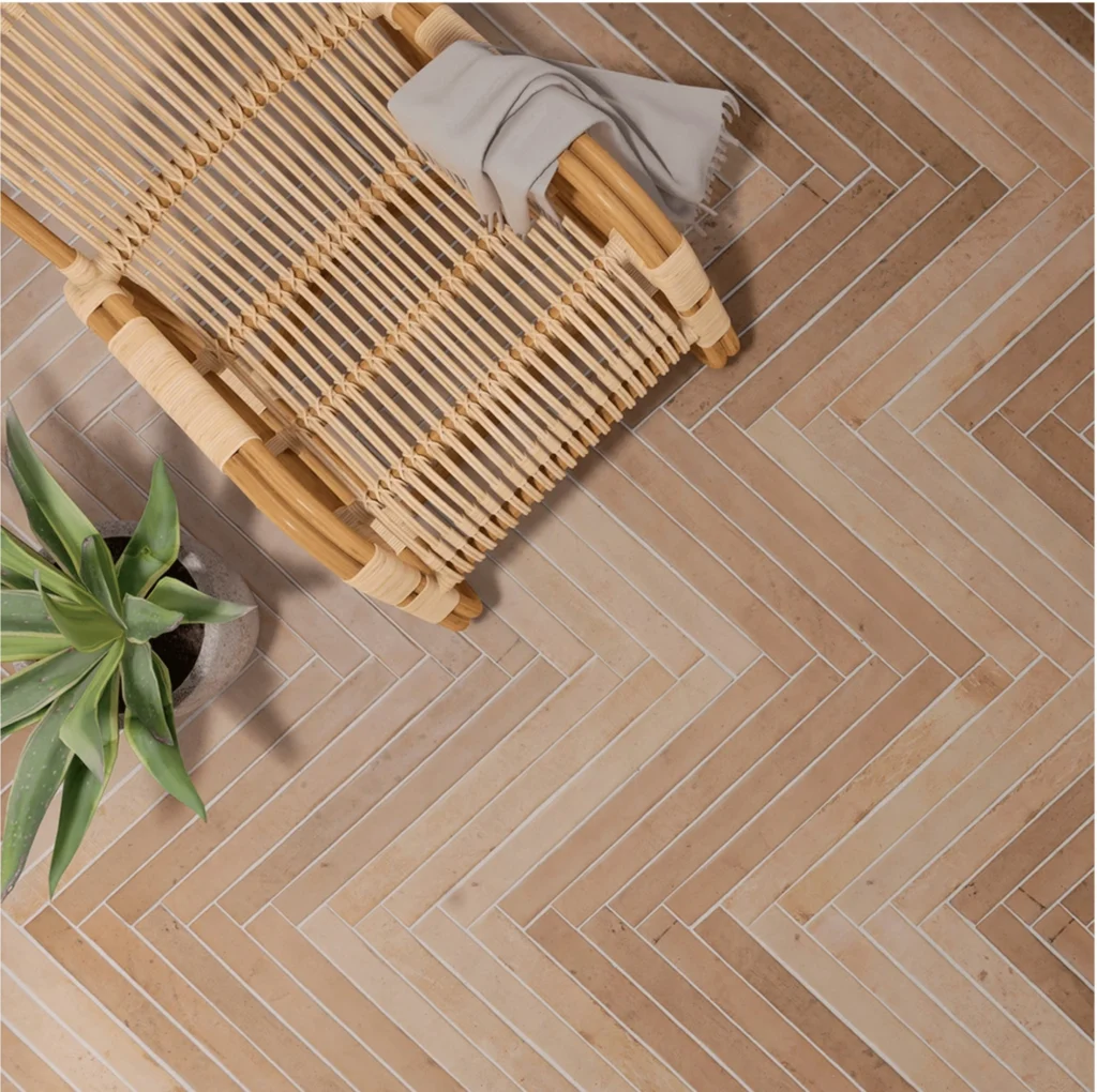 Terracotta Look tile and stone at BDG Design Group San Diego