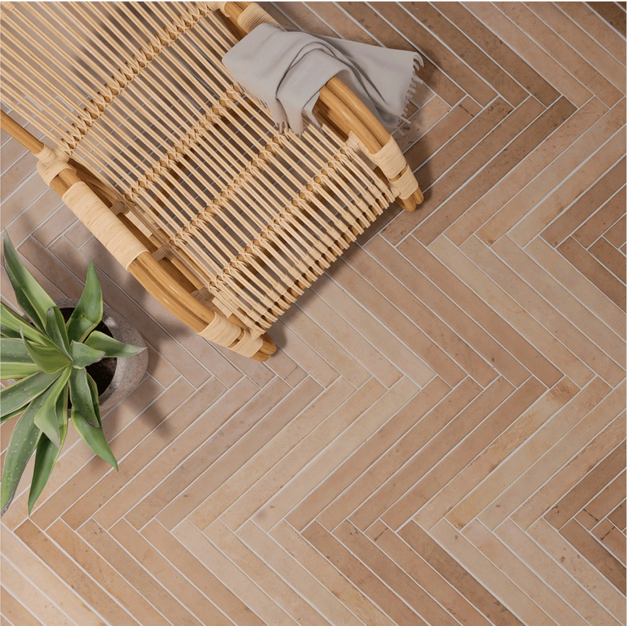 Terracotta Look tile and stone at BDG Design Group San Diego